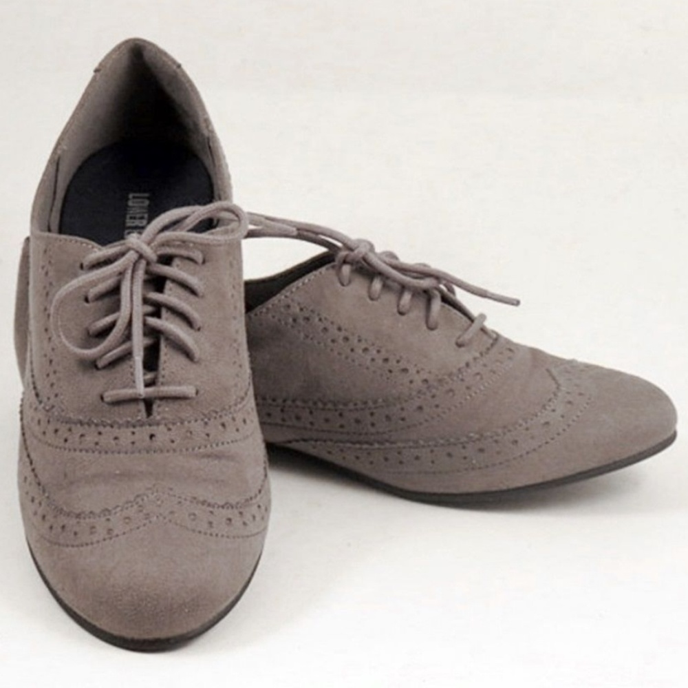 Grey Oxford Tie Up
